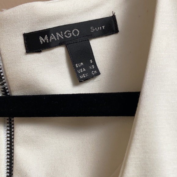 Mango Color Block Mini Dress Size: XS - Picture 2 of 4